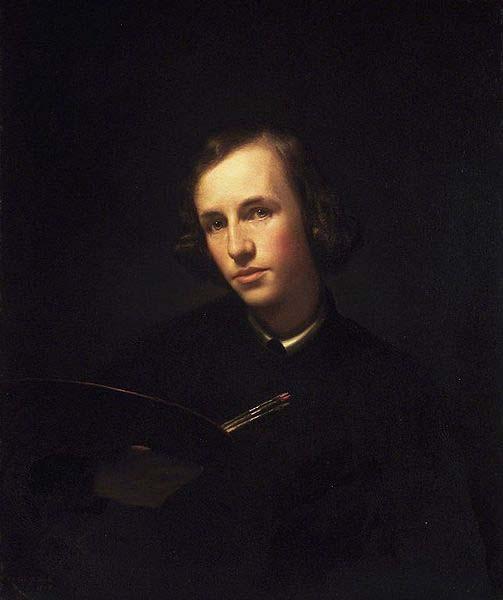 George Henry Hall Self-Portrait oil painting image
